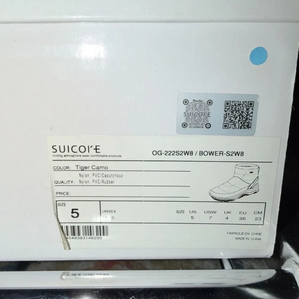 suicoke tiger camo bower snow boots